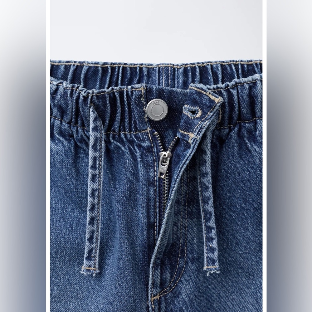 Zara Girls Hello Kitty Sanrio Print Barrel Jeans Size 9-10 Years - Picture 9 of 11